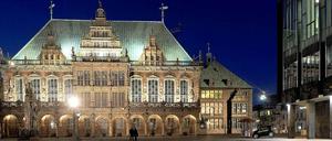Das Bremer Rathaus.