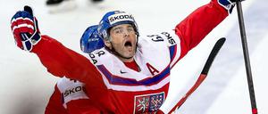 Jubel aus Erfahrung. Jaromir Jagr möchte die Welt nach seinem Treffer zum 4:3 umarmen.