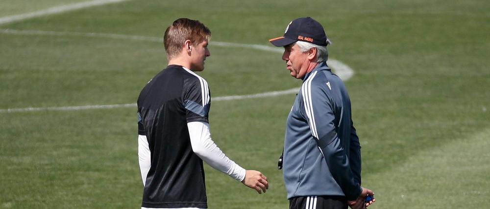 Carlo Ancelotti will auf Toni Kroos nicht verzichten.