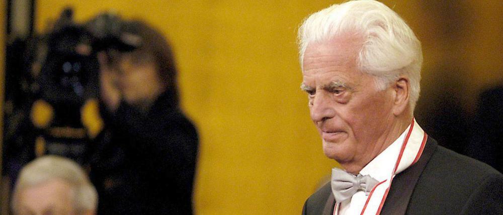 Kurz vor Bekanntgabe des Preises starb Frei Otto. Nun ehrt ihn Bundesaußenminister Frank-Walter Steinmeier posthum.