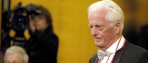 Kurz vor Bekanntgabe des Preises starb Frei Otto. Nun ehrt ihn Bundesaußenminister Frank-Walter Steinmeier posthum.