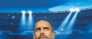 Spot an. Pep Guardiola kann gegen den FC Barcelona beweisen, dass er tatsächlich ein taktisches Genie ist.