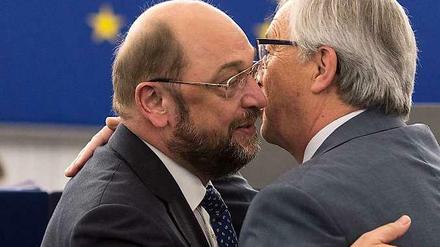Brüsseler Verbündete. EU-Parlamentschef Martin Schulz (links) und Kommissionspräsident Jean-Claude Juncker.