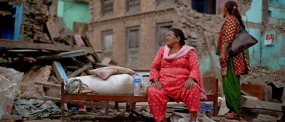 Die Wohnungen von Millionen Menschen in Nepal sind zerstört. 
