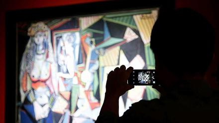 Objekt der Begierde: Das Picasso-Gemälde in den New Yorker Ausstellungsräumen.