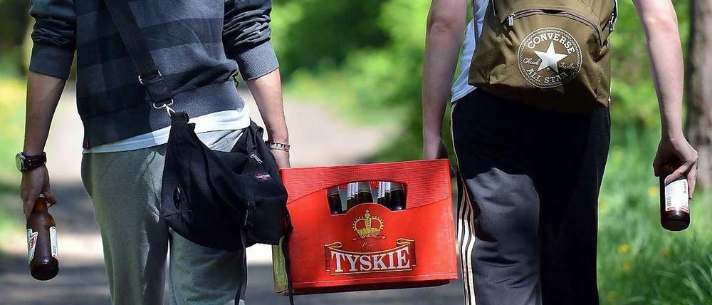 Abeschleppt: Die Bierkisten-Touren um den Schlachtensee bleiben auch 2015 verboten.