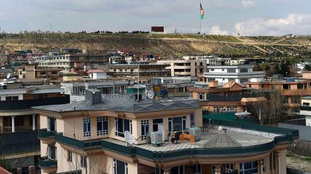 Der Stadtteil Scherpur in Kabul. Viele Villen stehen hier leer. 