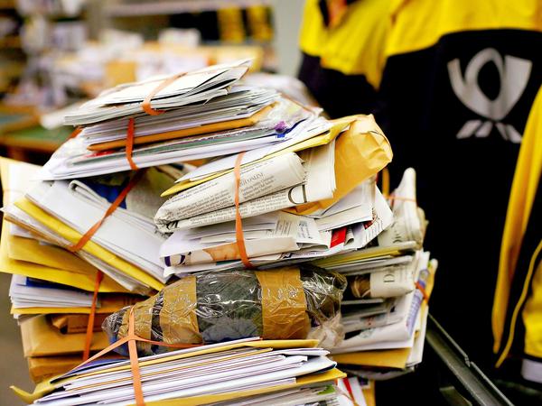 An die 1,5 Millionen Sendungen werden heute nicht ankommen.