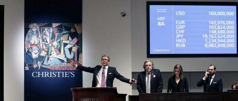 Paoblo Picassos "Les Femmes d'Alger" kam für sagenhafte 180 Millionen Dollar im Auktionshaus Christie's unter den Hammer.