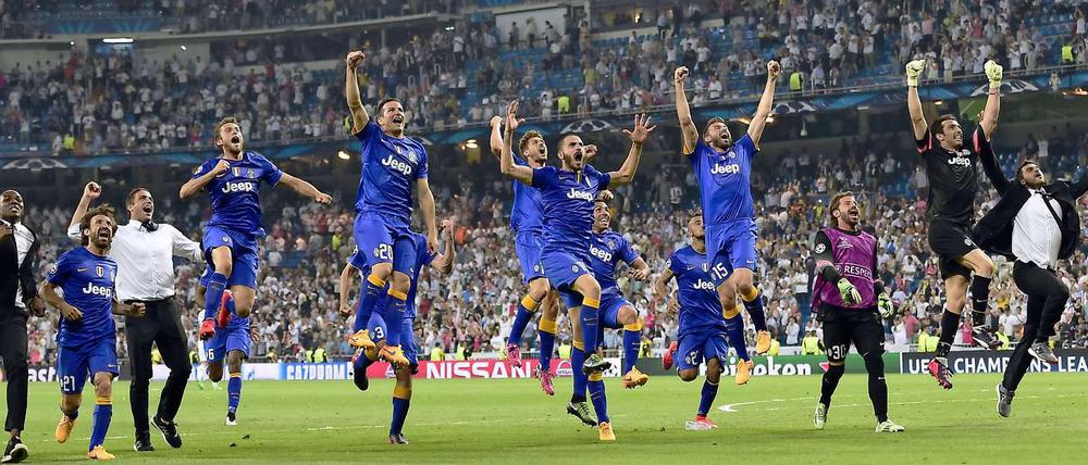 Grenzenloser Jubel. Juventus fährt zum Endspiel nach Berlin.