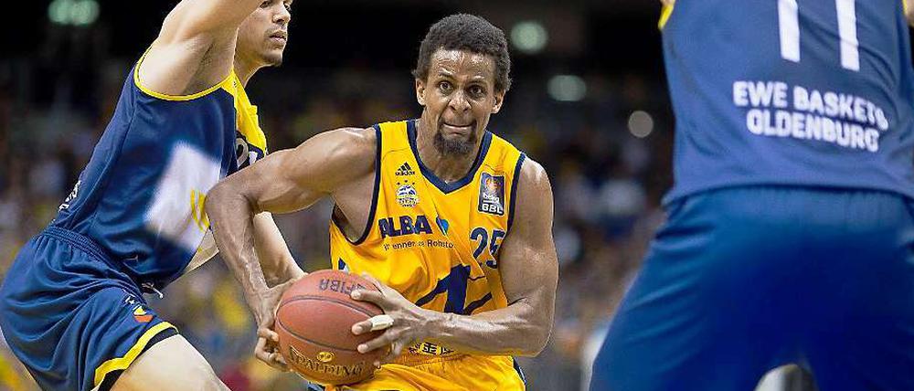 Clifford Hammonds war mit 16 Punkten Albas bester Schütze.