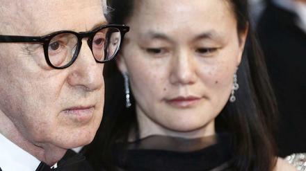Woody Allen präsentiert zusammen mit seiner Frau Soon Yi seinen neuen Film "The Irrational Man" während der 68. Cannes Filmfestspiele.