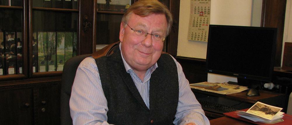 Die letzten Tage als Bezirksstadtrat: Norbert Schmidt bei der Arbeit