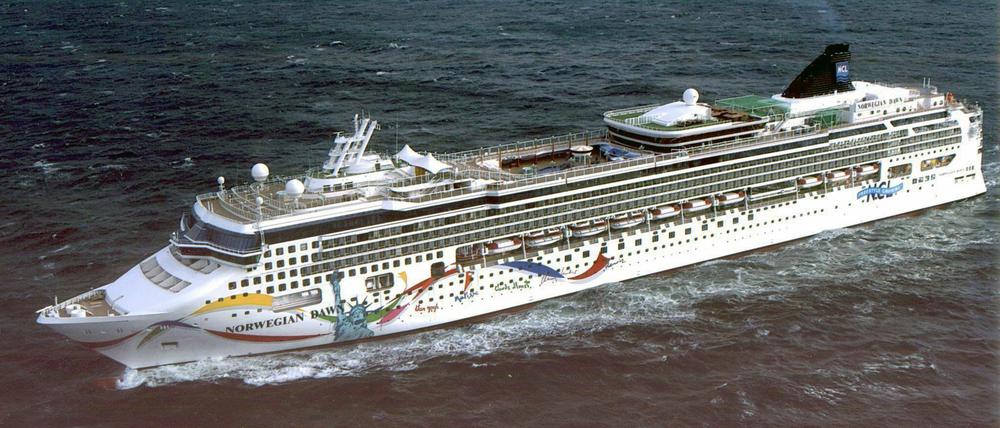 Das Kreuzfahrtschiff "Norwegian Dawn" ist vor der Inselgruppe der Bermudas auf ein Riff gelaufen. 