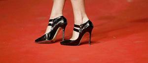 Mit denen kommt man auf jeden Fall rein: Stilettos in Höchstform auf dem Roten Teppich in Cannes.