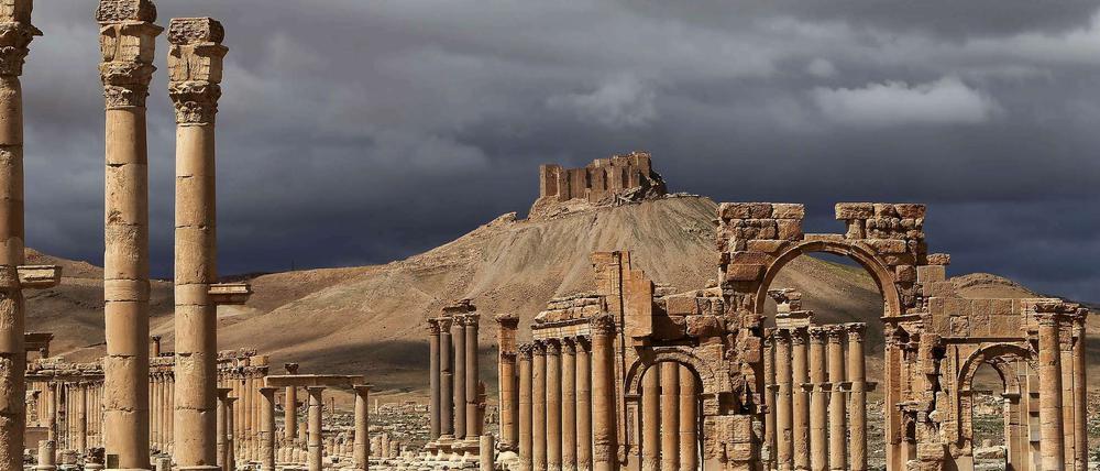 Die Ruinen von Palmyra stammen aus dem ersten Jahrhundert nach Christus.