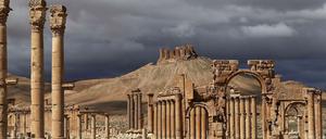 Die Ruinen von Palmyra stammen aus dem ersten Jahrhundert nach Christus.