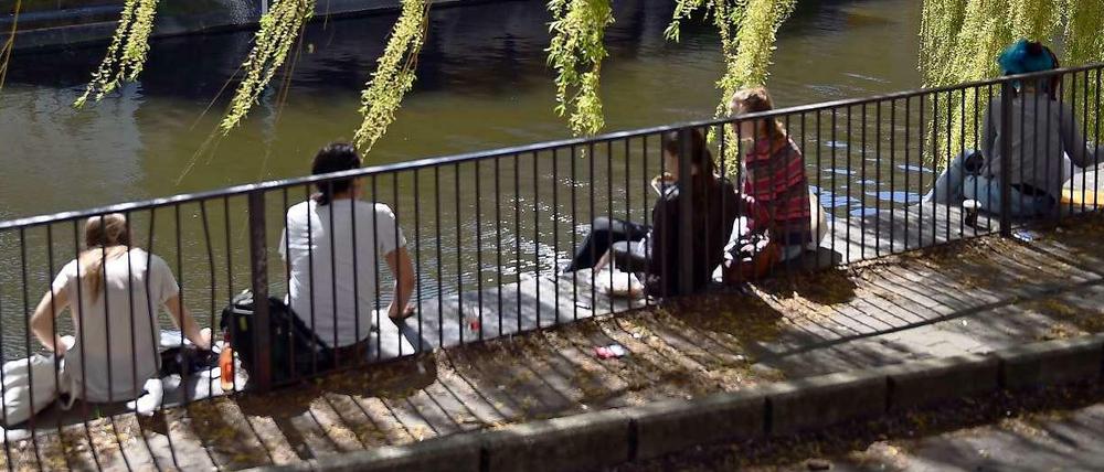 Sonnengenuss am Maybachufer.