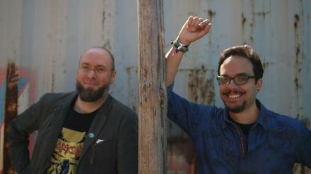 Das Duo von "Maschinen-Mensch": Johannes Kristmann (l.) und Riad Djemili. 