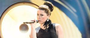 Auftritt mit Stil. Ann Sophie probt in Wien für Samstagabend. Zu den Favoriten gehört ihr Song „Black Smoke“ aber nicht. 