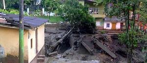 Der Erdrutsch zerstörte ein Dorf im Nordwesten Kolumbiens.