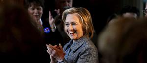 Bisher absolviert die Demokratin Hillary Clinton nur kleinere Wahlkampfauftritte. 