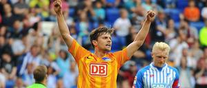 Im Spiel nichts zu jubeln, aber hinterher. Valentin Stocker freut sich über den Klassenerhalt.