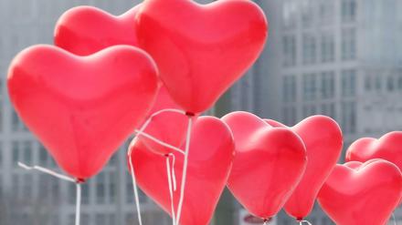 Luftballons in Herzform steigen lassen? Das könnte andere Besucher stören, befand die Zeche Zollverein.