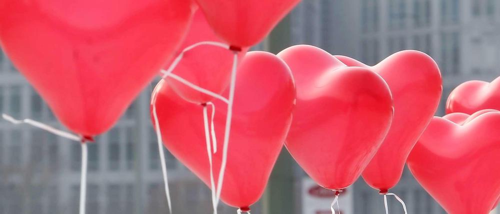 Luftballons in Herzform steigen lassen? Das könnte andere Besucher stören, befand die Zeche Zollverein.