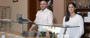 Botschaftslieferanten: Ali Bulut und Schwester Gülbahar im "Pasam Baklava".