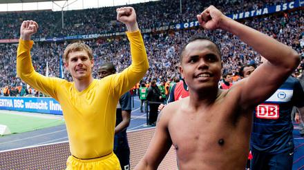 Tickt manchmal aus, allerdings oft auch zurecht. Herthas Torhüter Thomas Kraft (links) ist in dieser Saison zehn Mal ohne Gegentor geblieben 