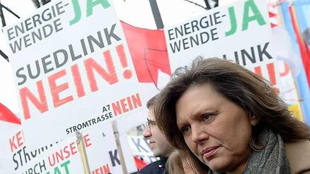 Bayerns Wirtschaftsministerin Ilse Aigner hat sich dem Protest der Bevölkerung angeschlossen. 