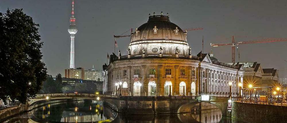 Schöne Ecke. Linkerhand vom Bode-Museum steht das Gebäude-Ensemble, das Ernst Freiberger derzeit entwickelt.