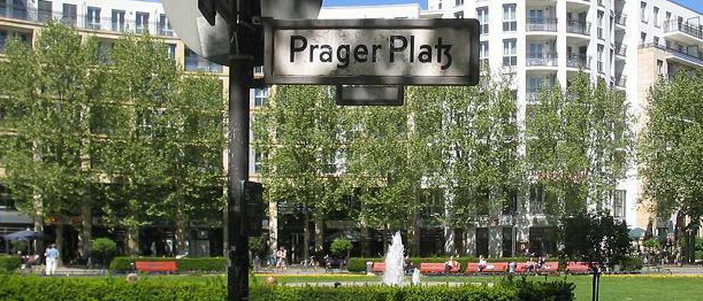 Hier wird gefeiert: der Prager Platz in Wilmersdorf.