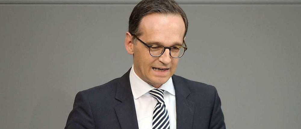 Heiko Maas (SPD), Bundesjustizminister.