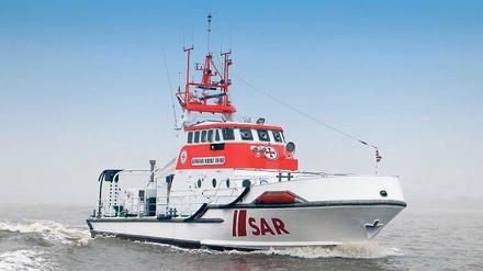Search and Rescue, SAR. Suchen und Bergen ist auch die Aufgabe des Seenotkreuzers „Hermann Rudolf Meyer“, der von Bremerhaven aus operiert.