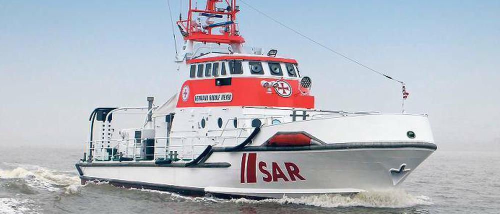 Search and Rescue, SAR. Suchen und Bergen ist auch die Aufgabe des Seenotkreuzers „Hermann Rudolf Meyer“, der von Bremerhaven aus operiert.