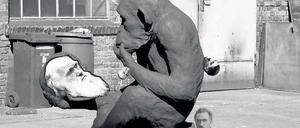 Ich Affe, du Darwin. „Beulen“, eine Fotocollage des Künstlers Klaus Weber von 2008.