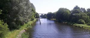 Eine Brücke über die Havel bei Liebenwalde.