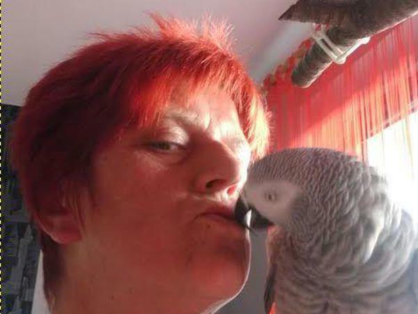 Carmen Trier mit Coco.