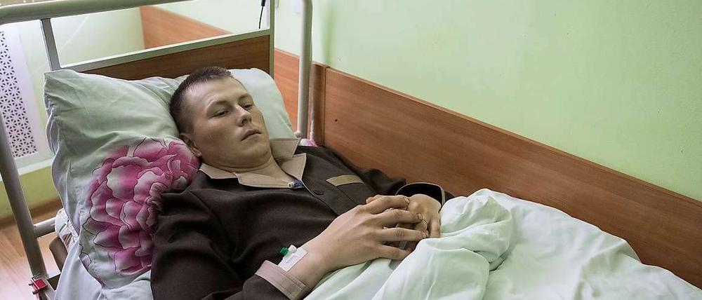 Alexander Alexandrow ist einer der Männer, der sich in einem Interview als russischer Soldat bezeichnete.