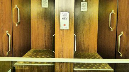 Paternoster in der ehemaligen Stasi-Zentrale in Berlin-Lichtenberg