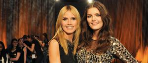 Heidi Klum und Vanessa, die Gewinnerin der zehnten Staffel von "Germany's Next Topmodel".