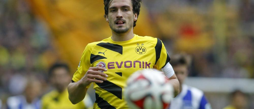 Lust auf Fußball. Mats Hummels hat wieder Gefallen am Spiel für seinen Verein gefunden. 