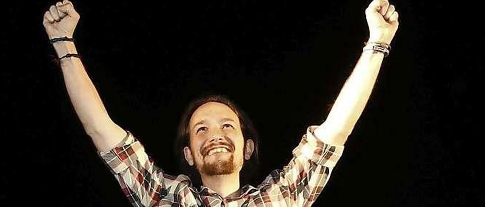 Der Chef der Linkspartei "Podemos", Pablo Iglesias.
