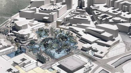 Architektentraum. Volkwin Marg will am Kulturforum eine „preußische“ Garten- und Wasserlandschaft. 