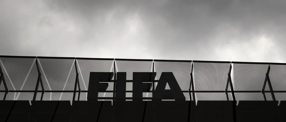 Dunkle Wolken über dem Fifa-Hauptquartier in Zürich.