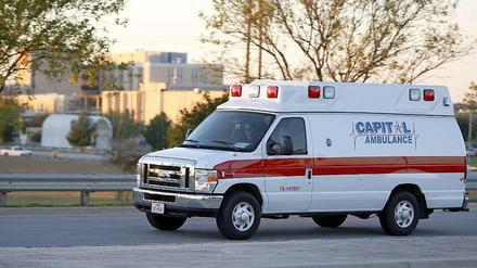 Ein Krankenwagen in den USA. 