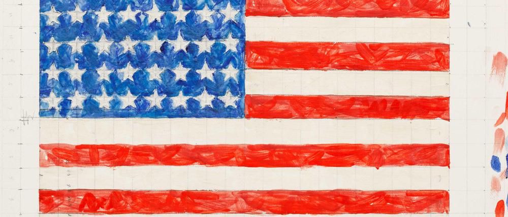 Kopieren als Kunst: Elaine Sturtevants "Johns Flag" von 1991.