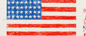 Kopieren als Kunst: Elaine Sturtevants "Johns Flag" von 1991.